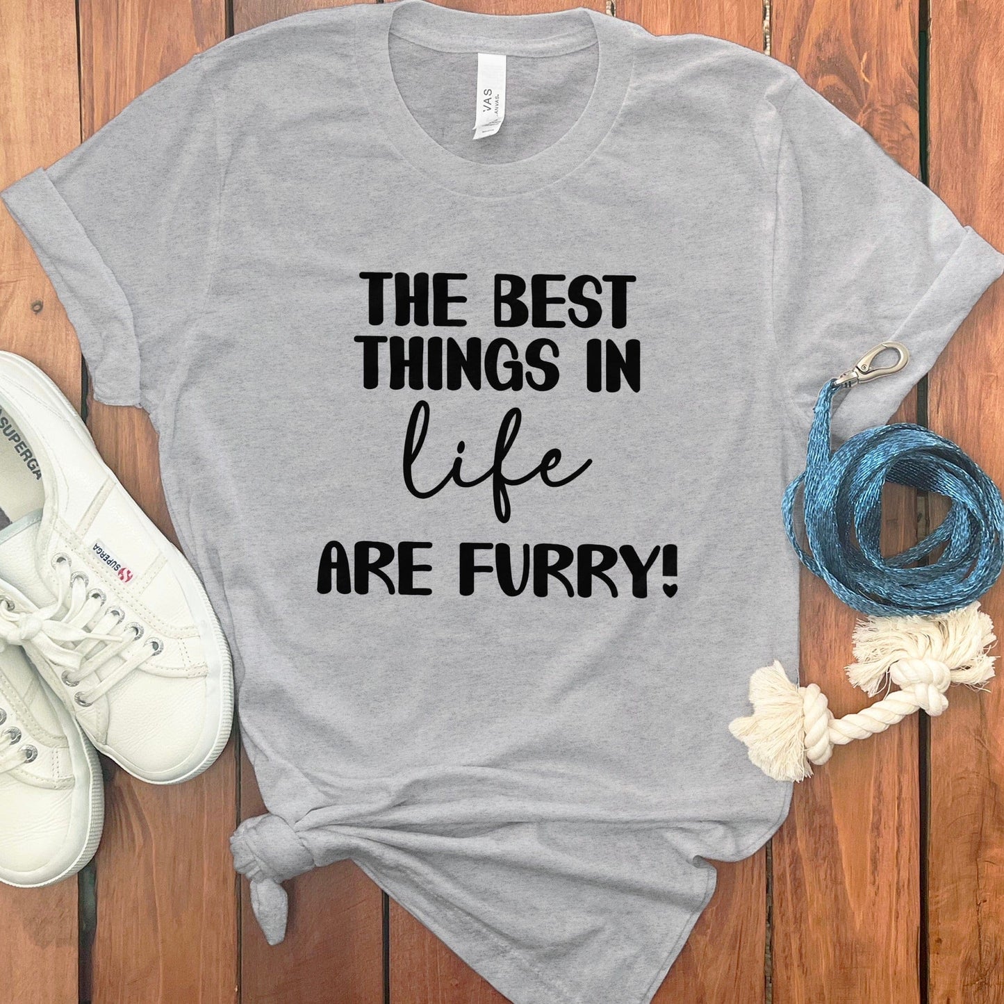 The Best Things in Life Are Furry T-shirt product