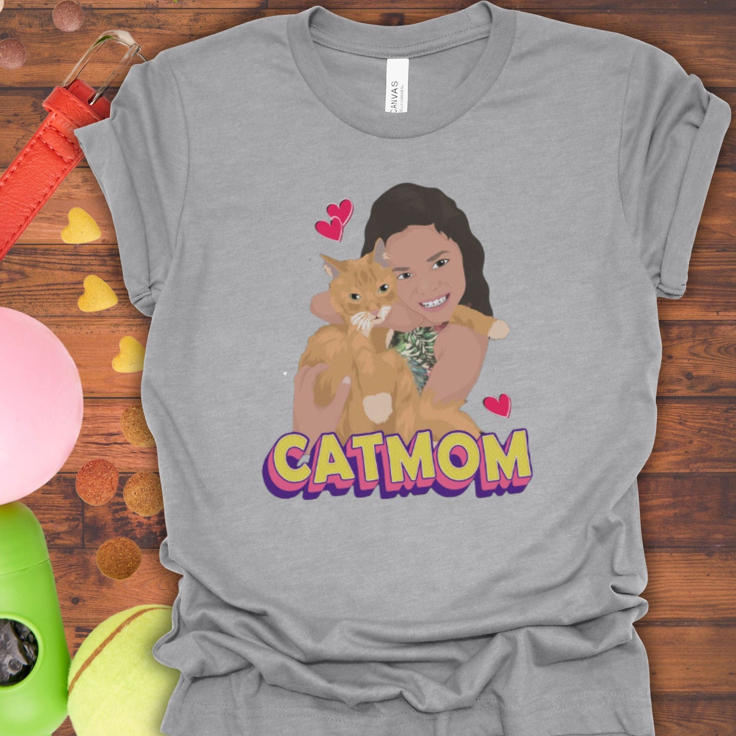 Personalized Cat Mom Shirt