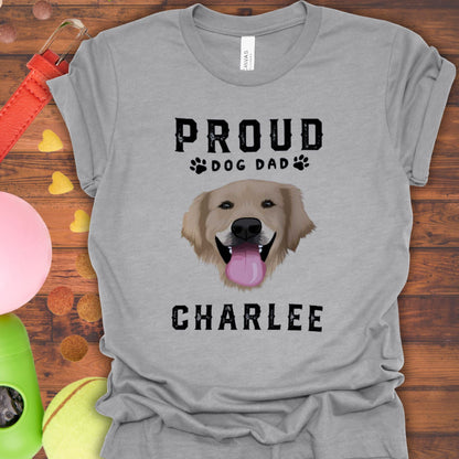 Personalized Dog Dad Shirt