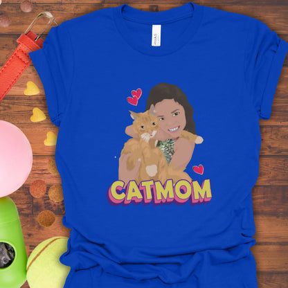 Personalized Cat Mom Shirt