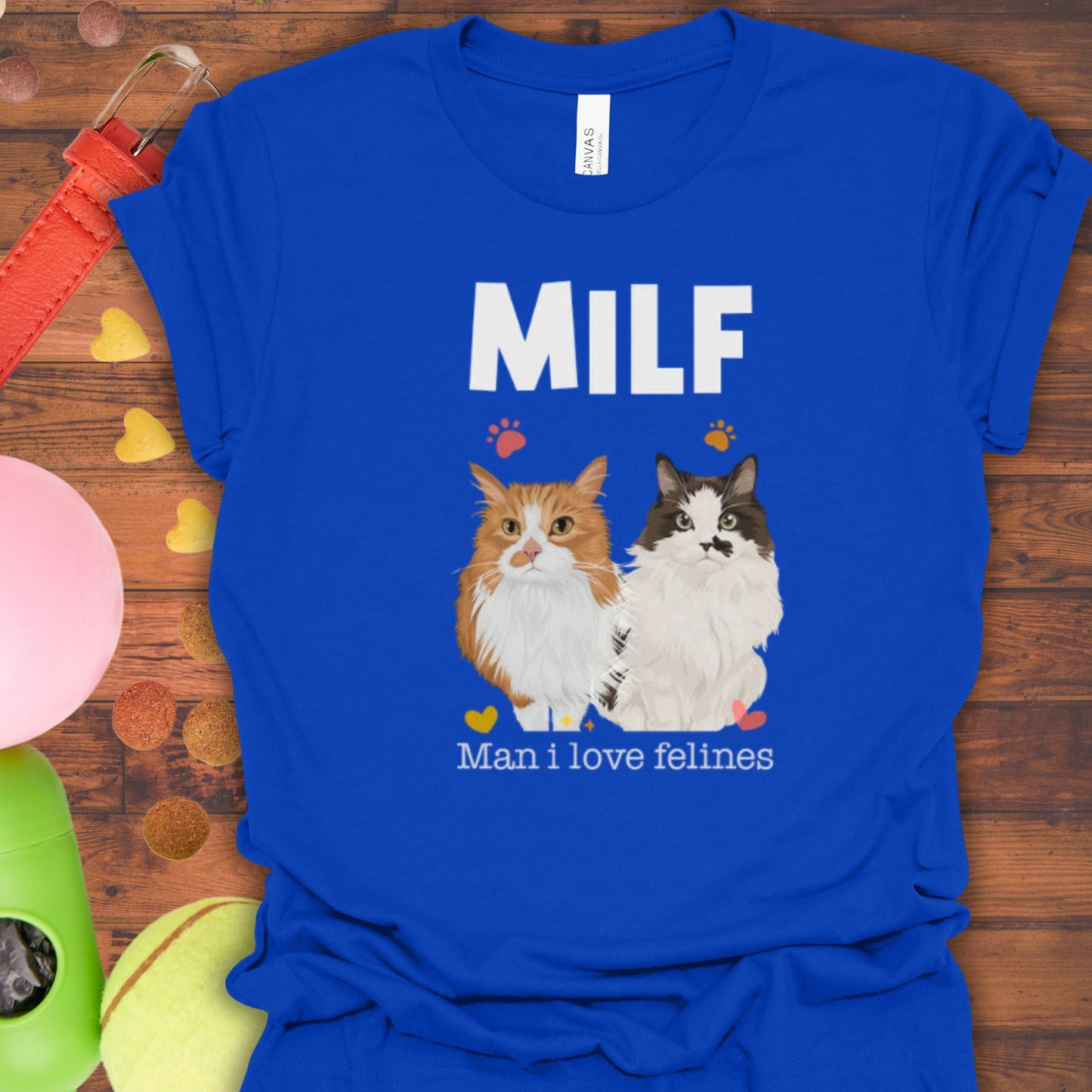 Custom "Man I Love Felines" Shirt