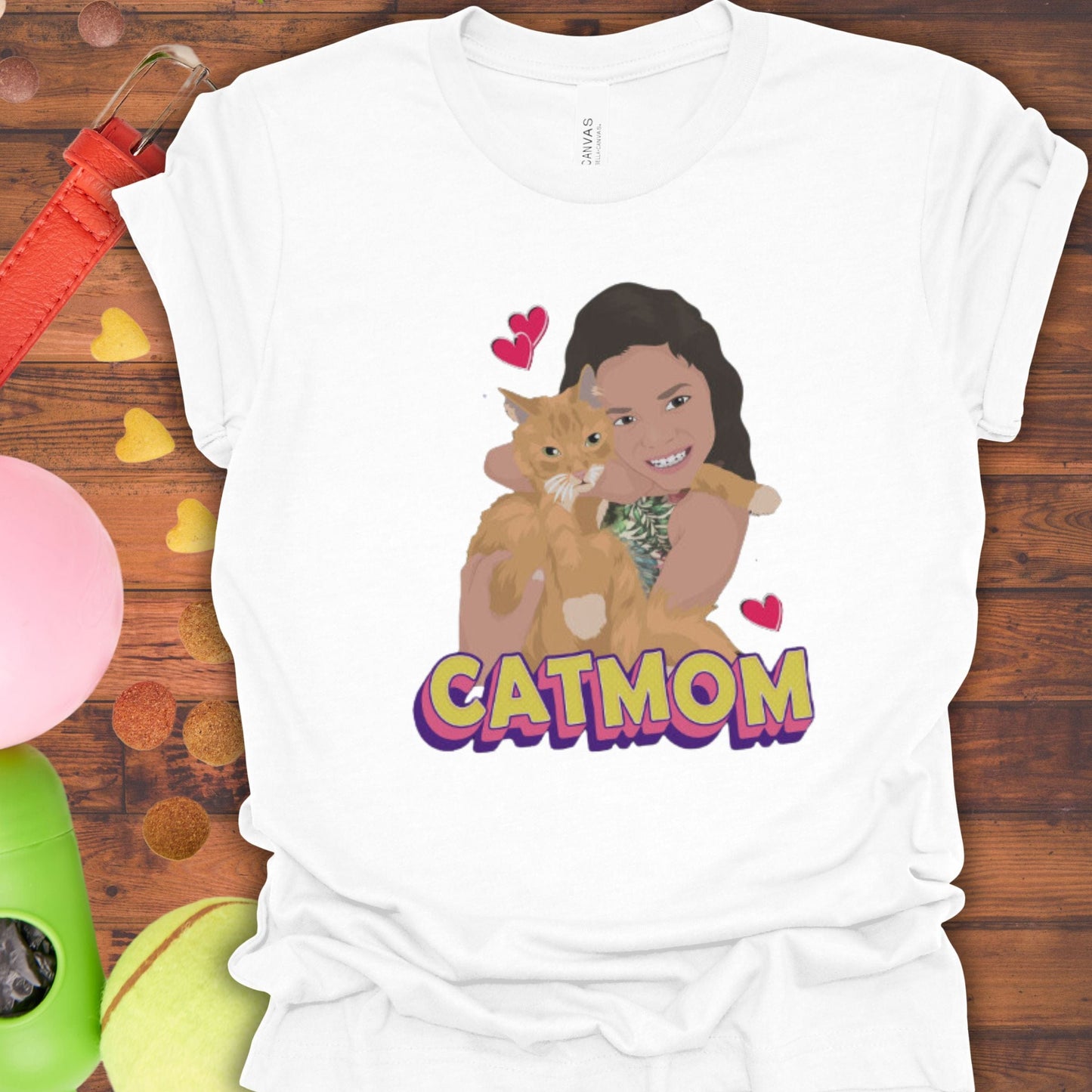 Personalized Cat Mom Shirt