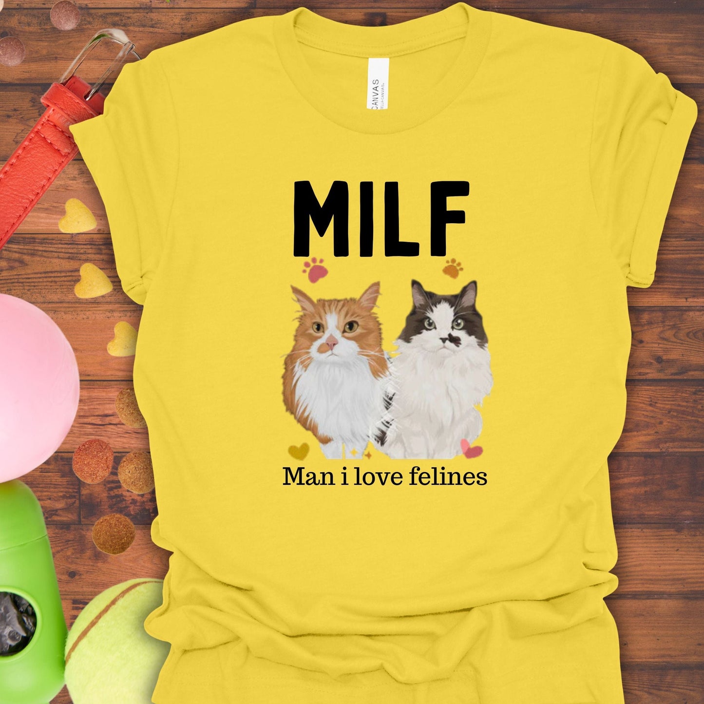 Custom "Man I Love Felines" Shirt