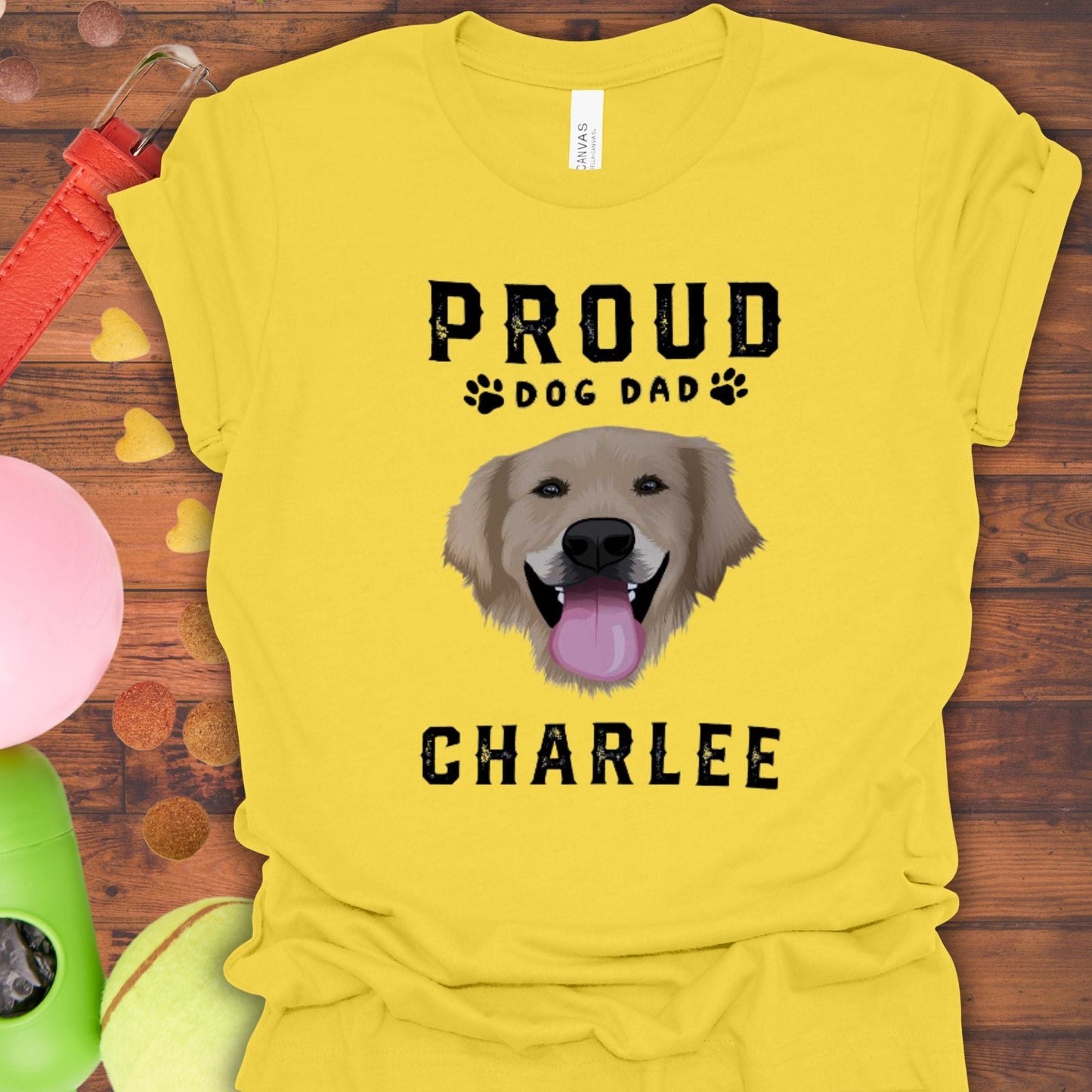 Personalized Dog Dad Shirt