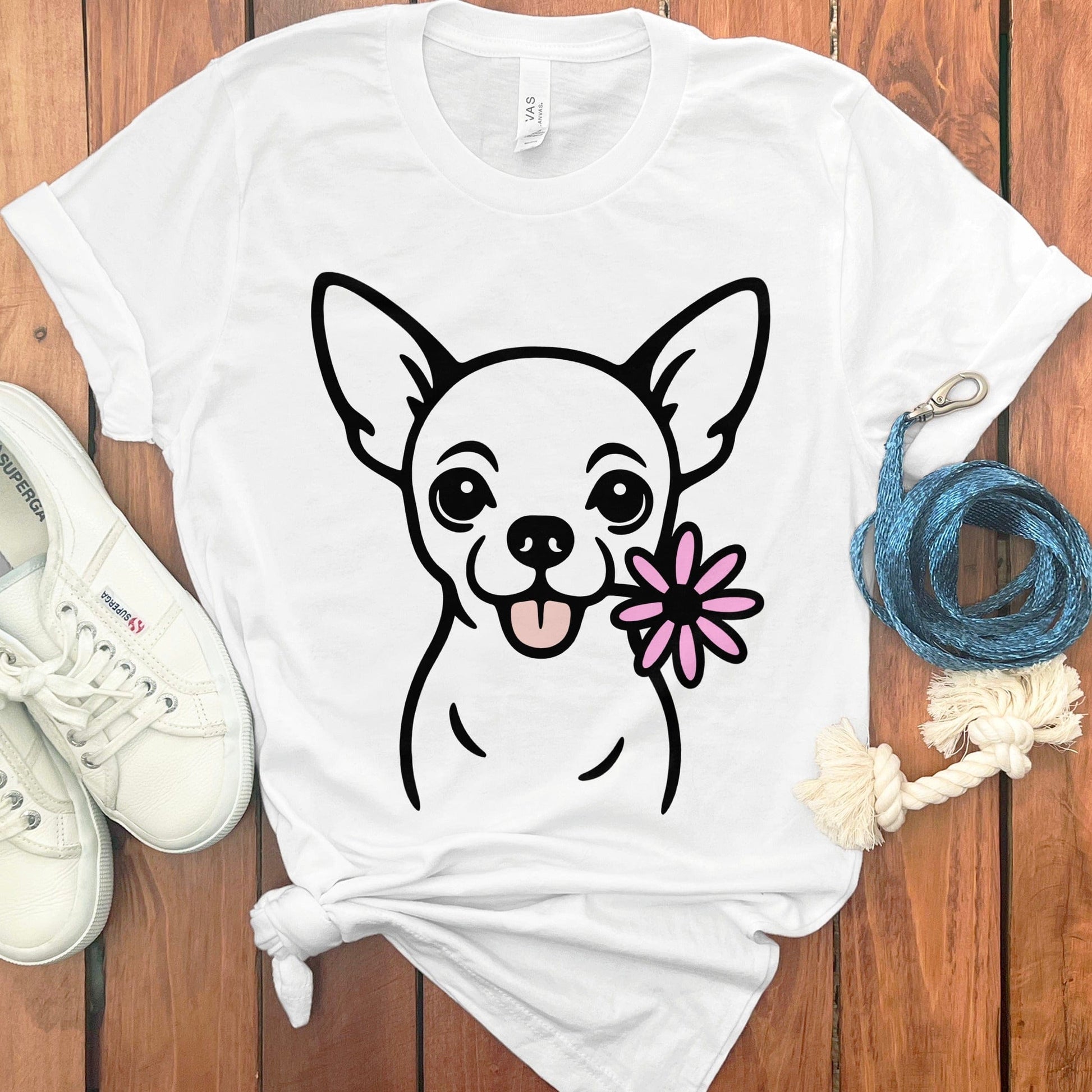 Adorable Chihuahua Graphic Tee Cute Dog Shirt product type