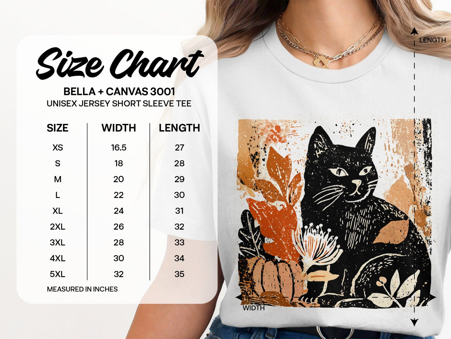 Retro Artistic Cat Design Unisex Jersey Short Sleeve Tee product
