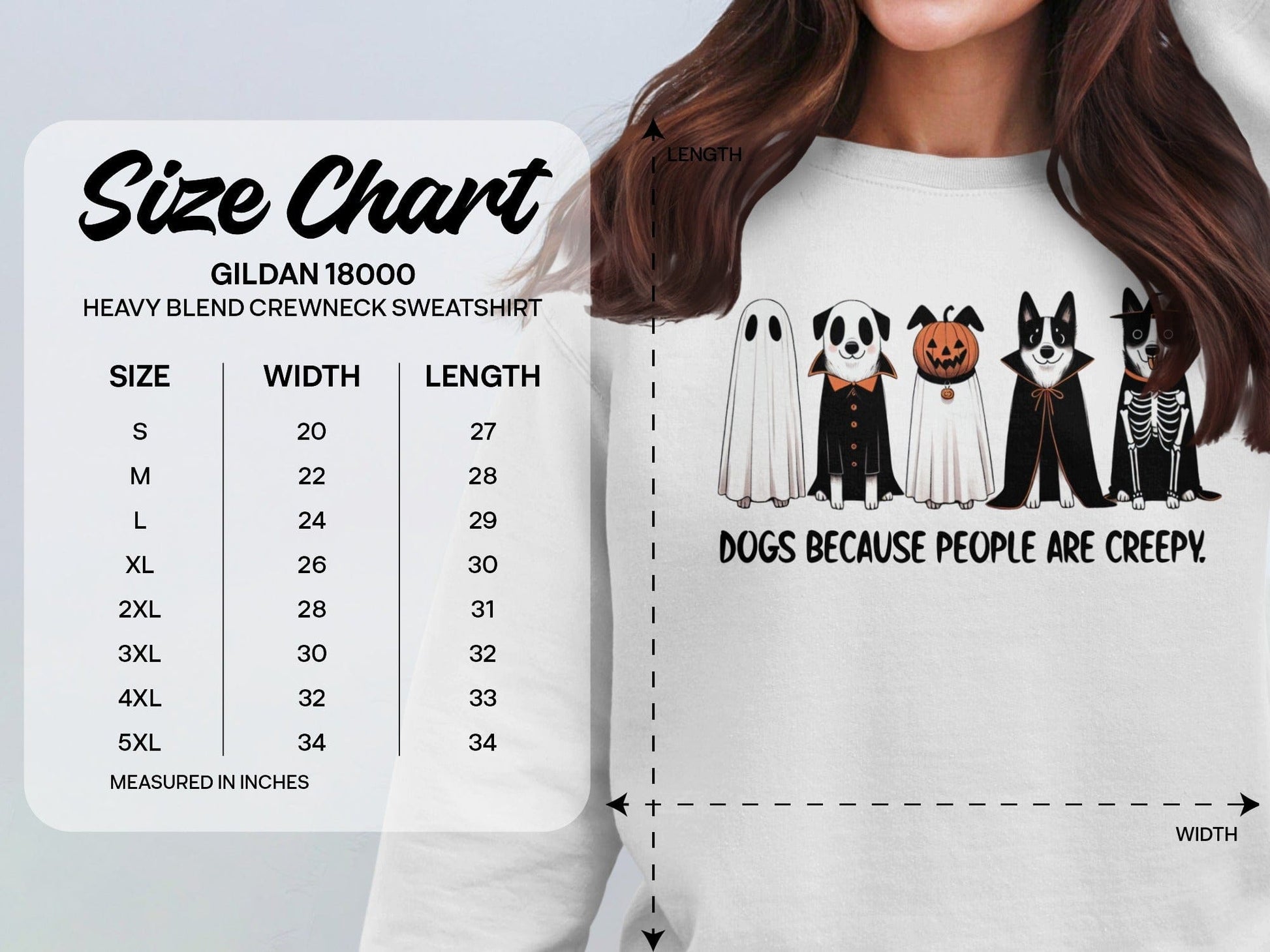 Dogs Because People Are Creepy Sweatshirt product type
