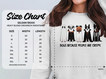 Dogs Because People Are Creepy Sweatshirt product type