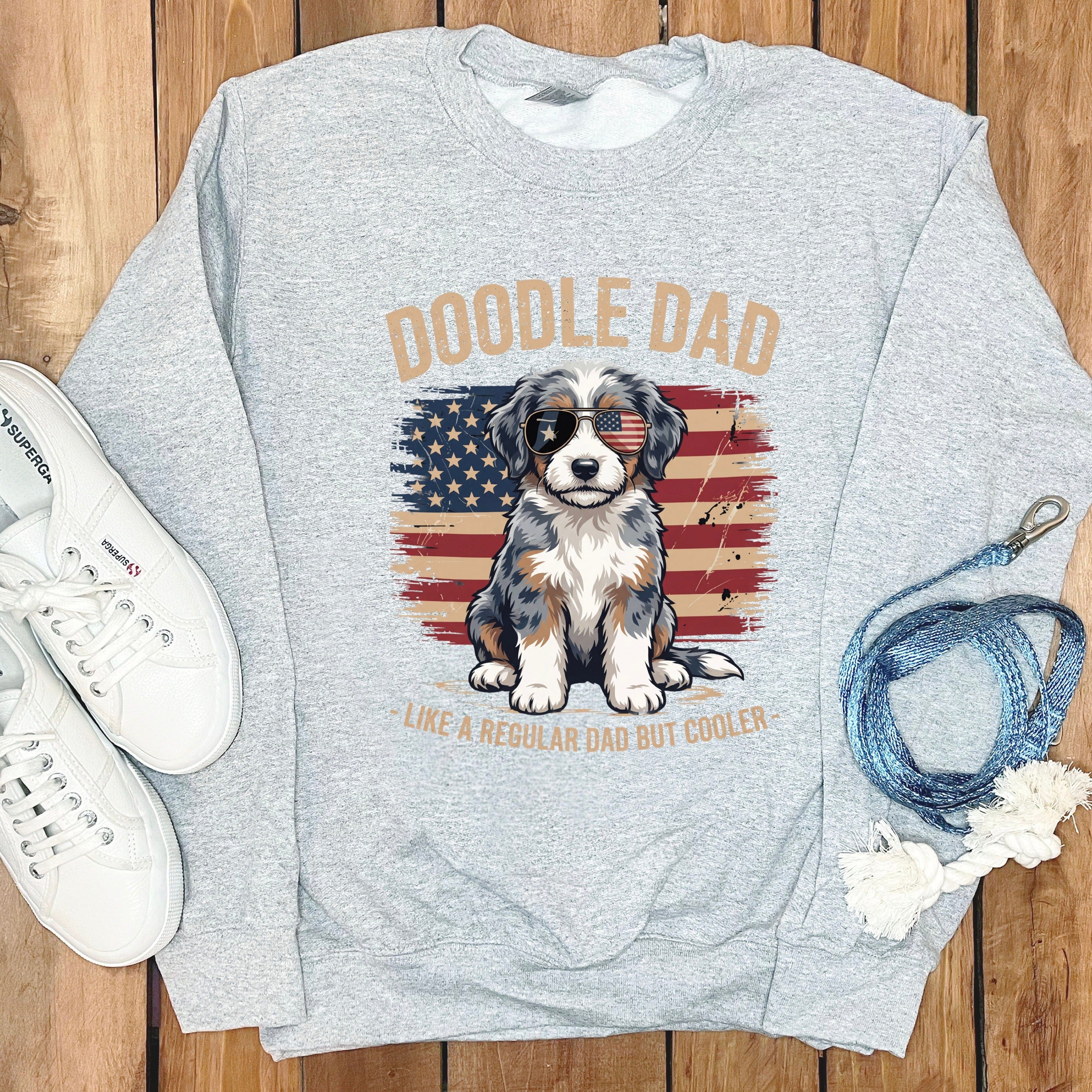 Doodle Dad Like A Regular Dad but Cooler Sweatshirt