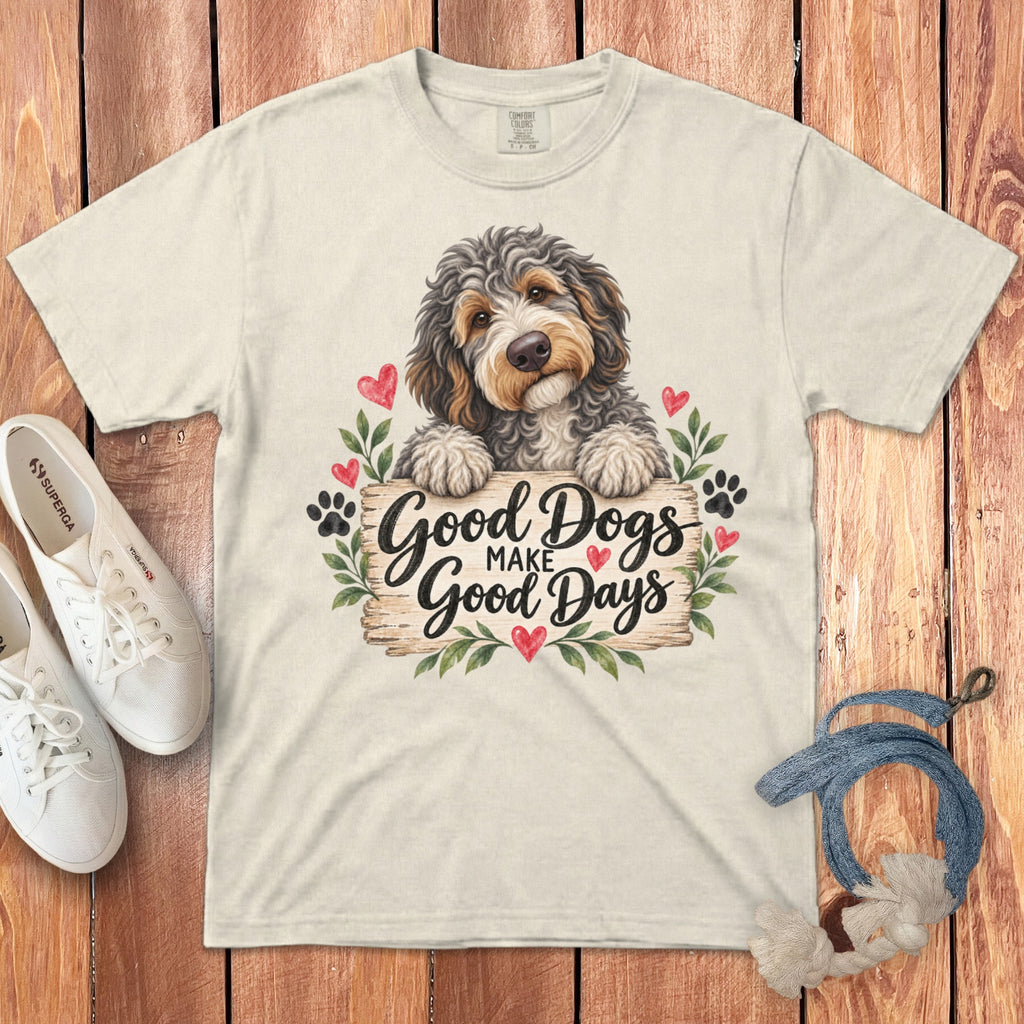 Aussiedoodle Good Days Signature T-Shirt