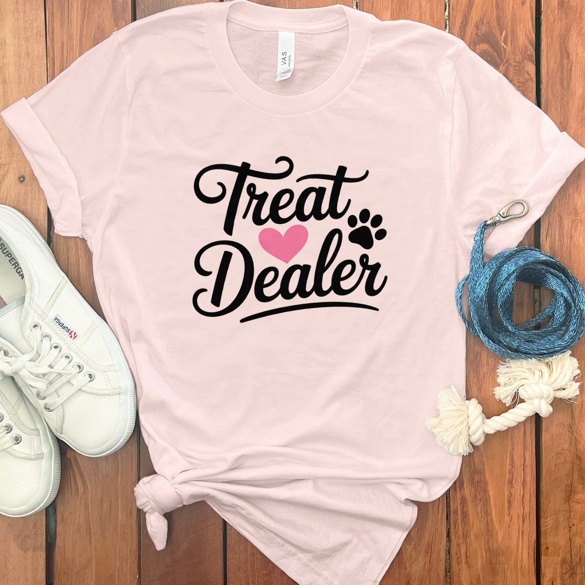 Treat Dealer Paw Print Graphic Design T-Shirt product