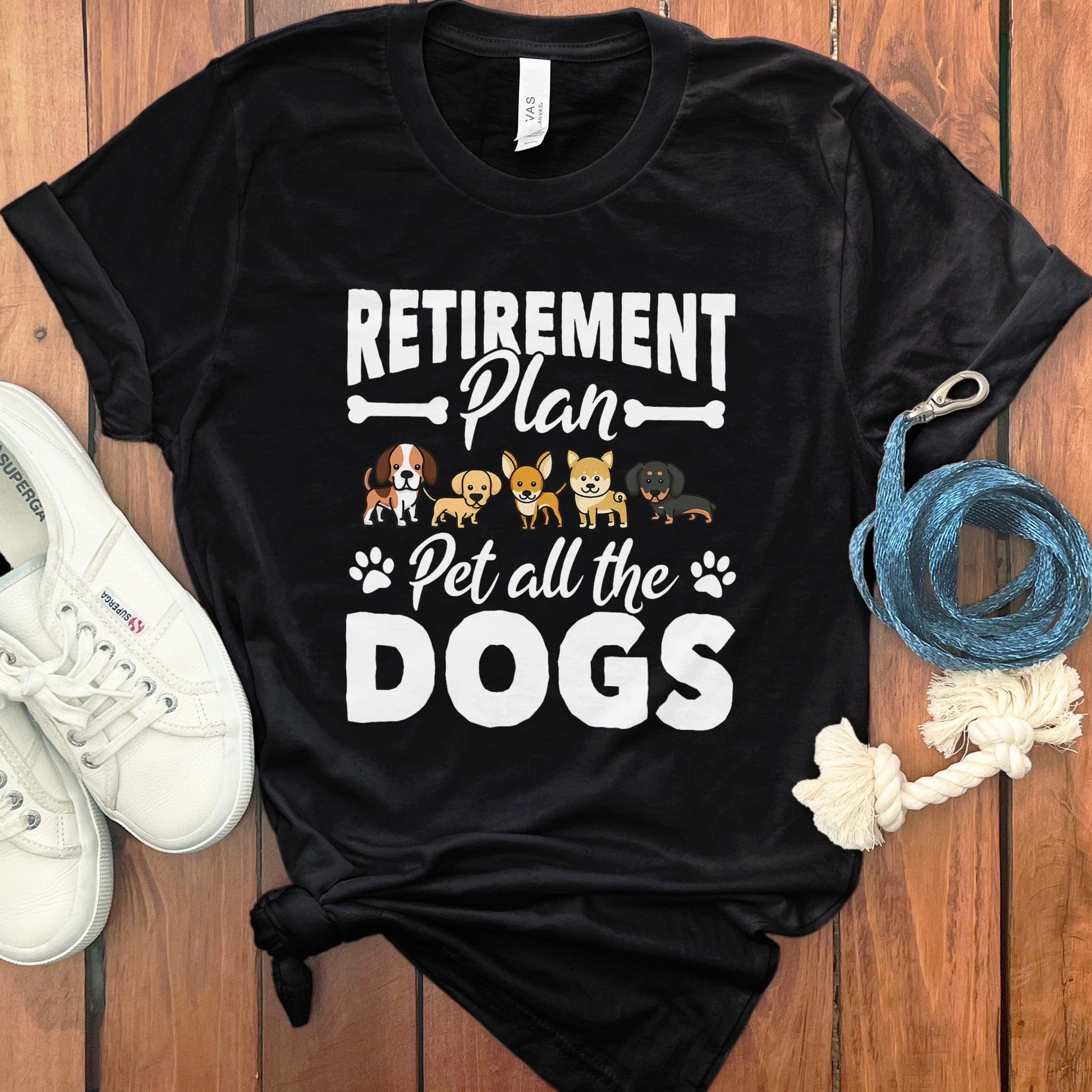 Retirement Plan Pet All the Dogs T-shirt product