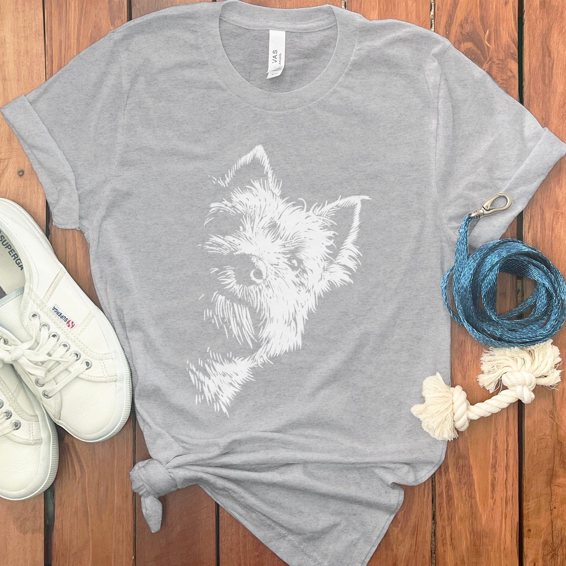 Adorable Dog Print Graphic T-Shirt Casual Wear product type