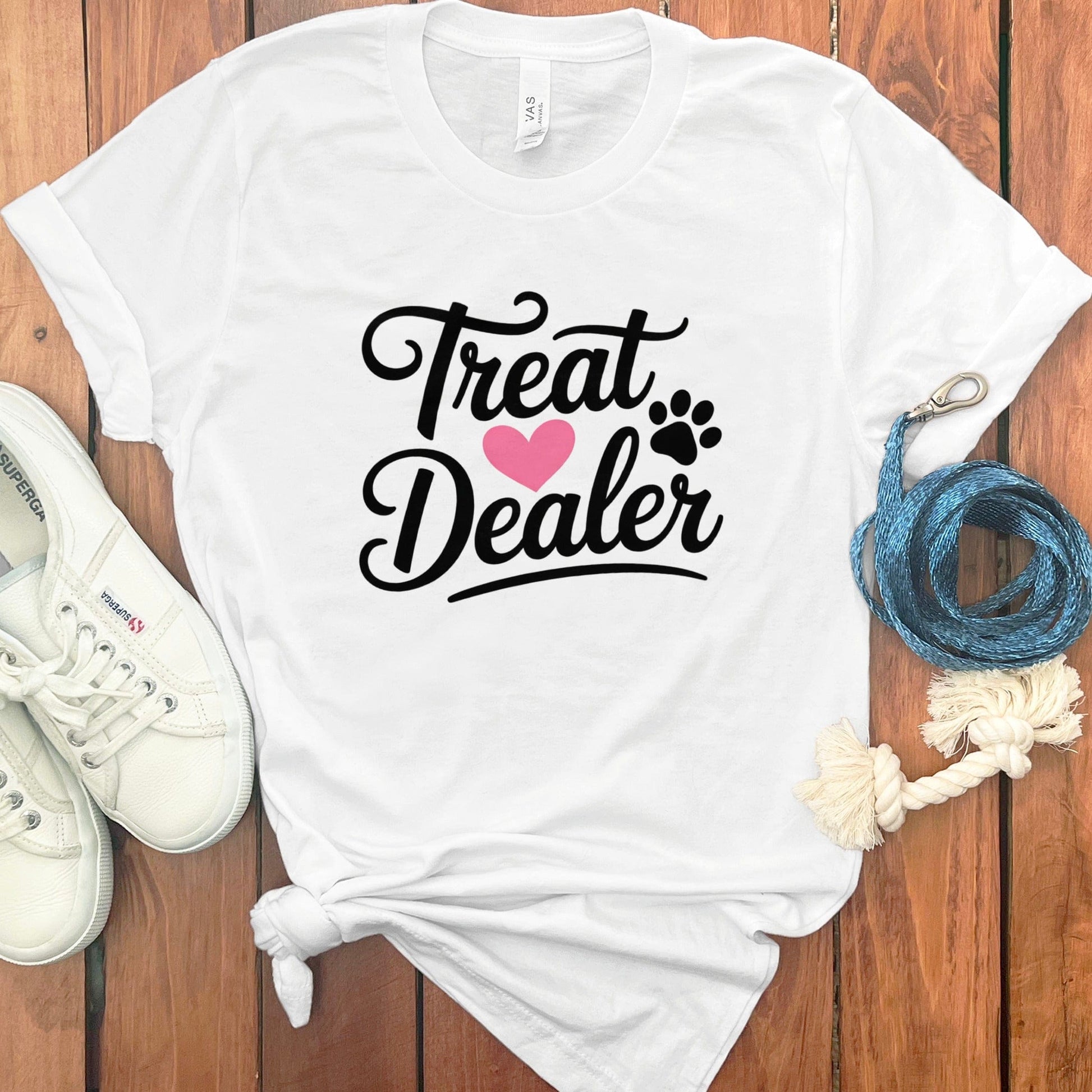 Treat Dealer Paw Heart Design T-Shirt product