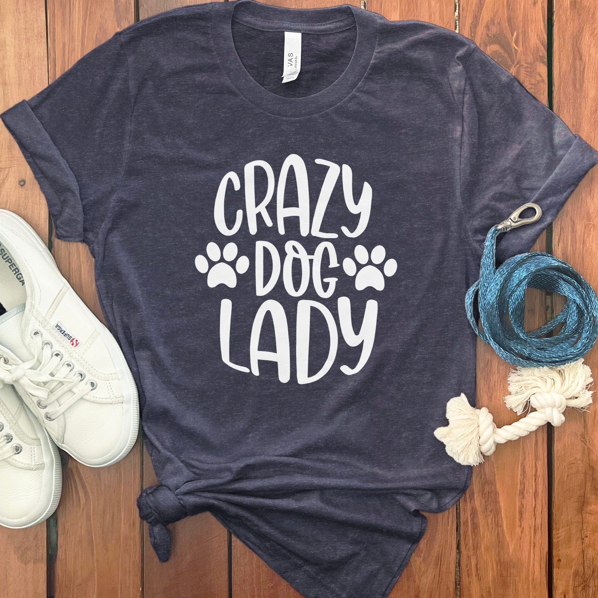 Crazy Dog Lady Graphic Tee Shirt product type