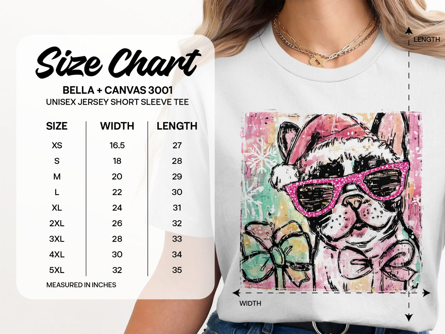 Cute French Bulldog with Bow Tie T-Shirt product