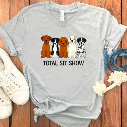 Hilarious Dog Graphic Total Sit Show T-Shirt Product Type