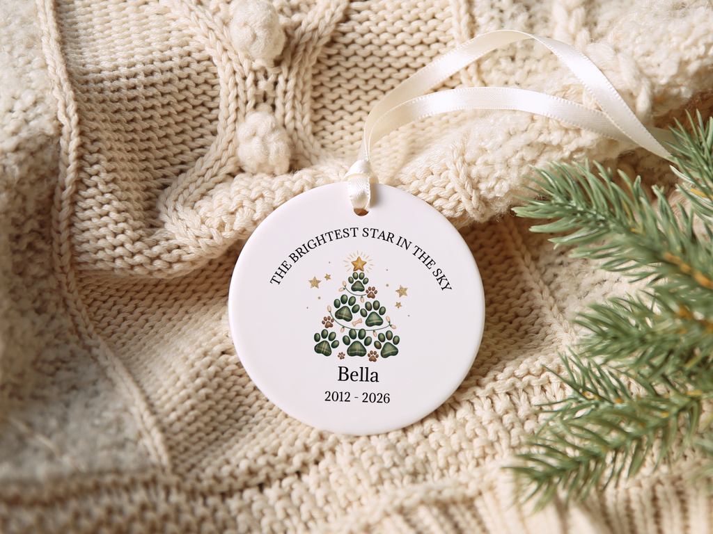 Brightest Star Memorial Pet Ornament