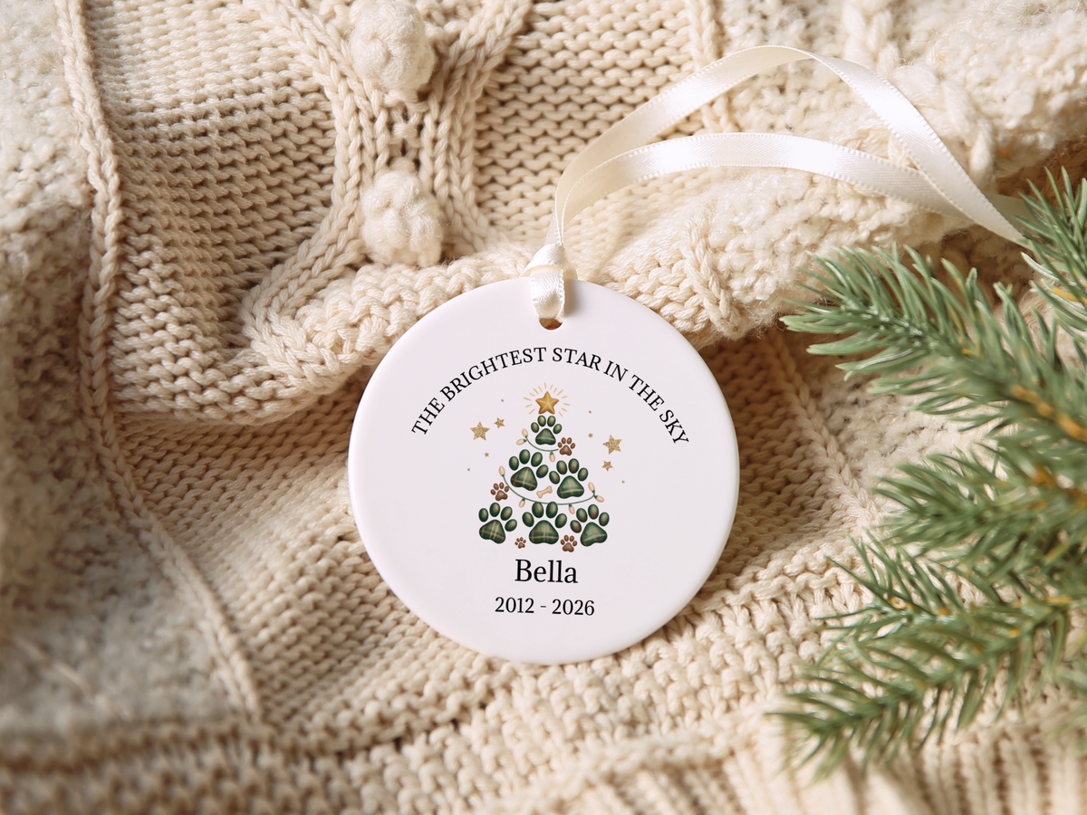 Brightest Star Memorial Pet Ornament