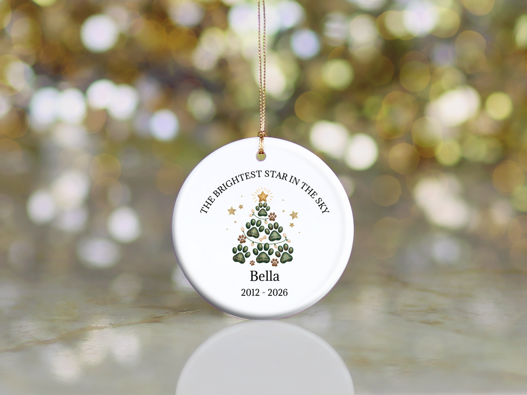 Brightest Star Memorial Pet Ornament