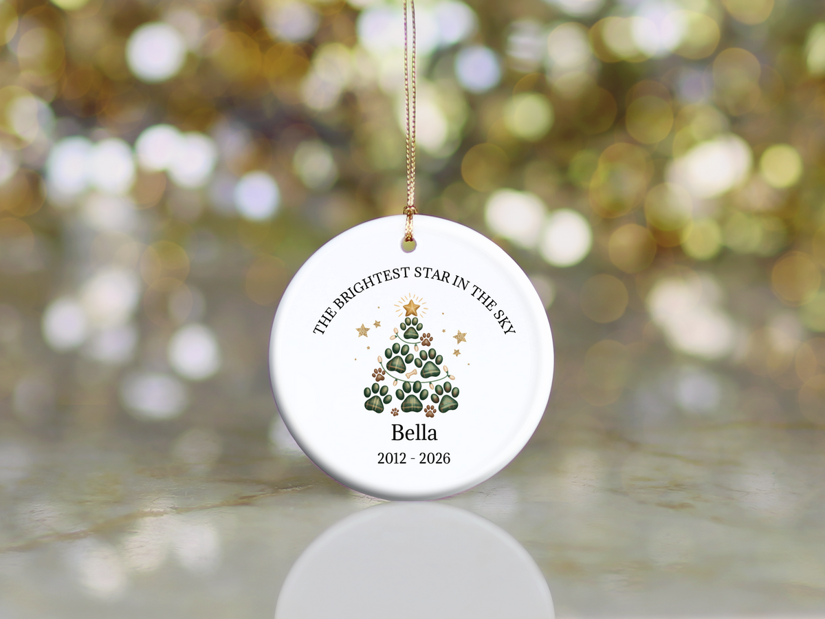 Brightest Star Memorial Pet Ornament
