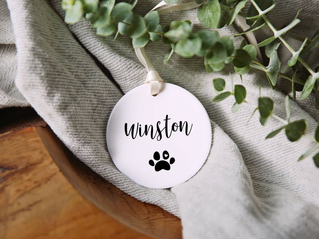 Personalized Pet Name Ornament