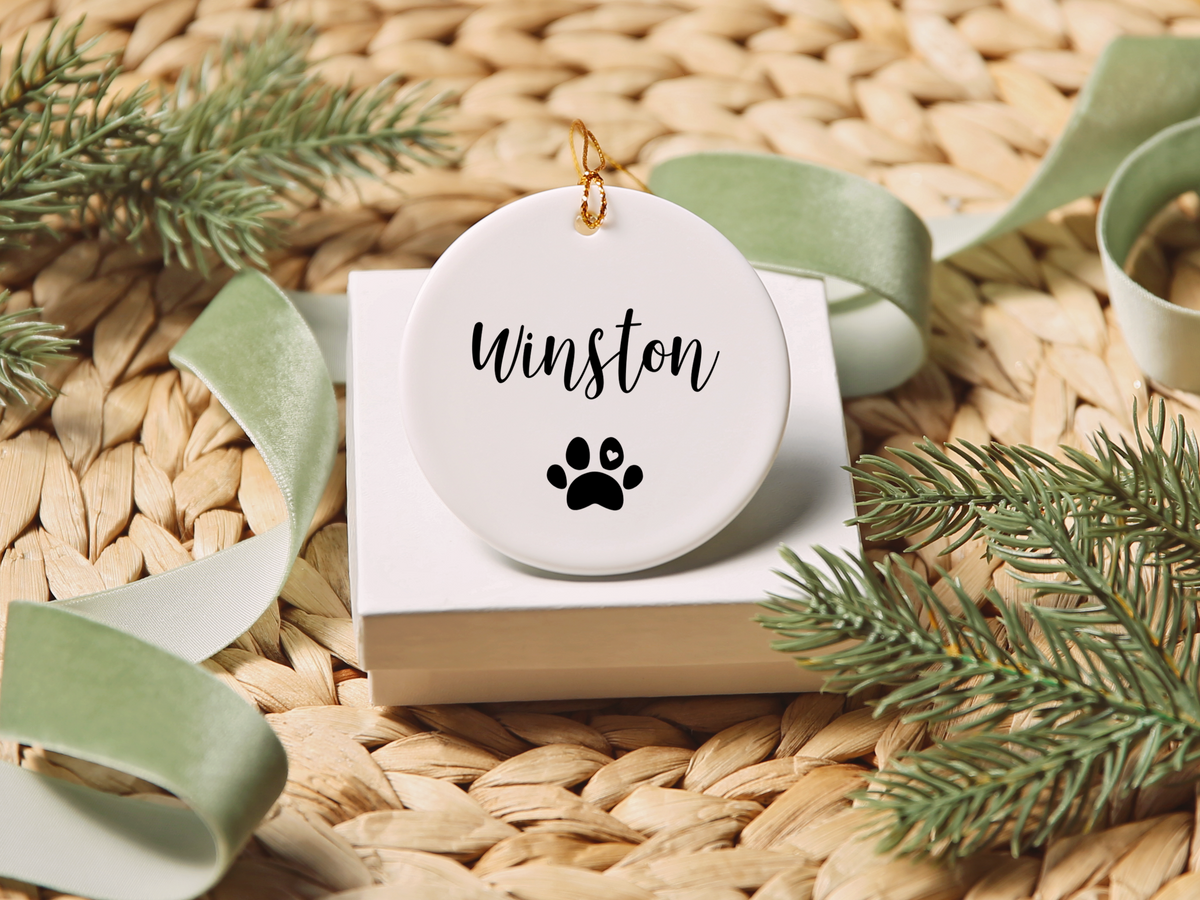 Personalized Pet Name Ornament