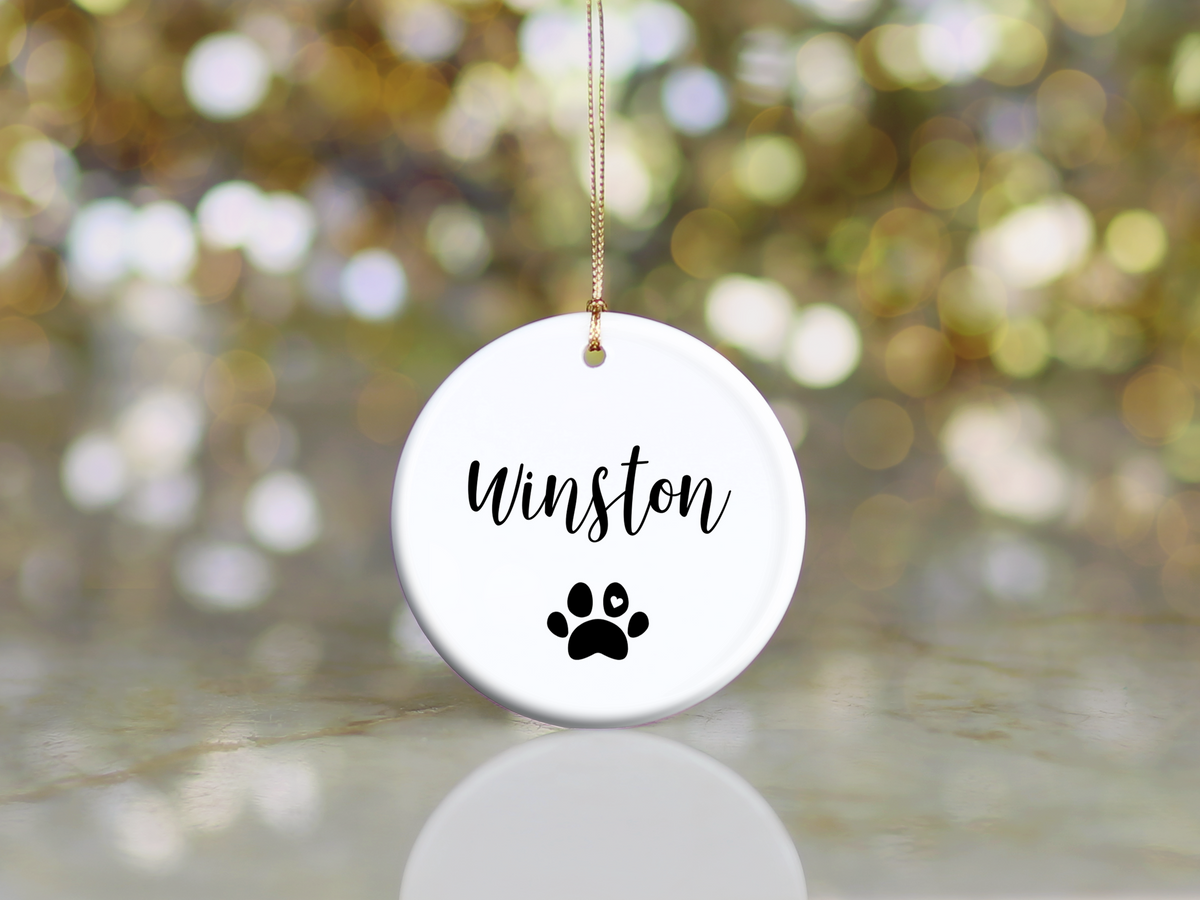 Personalized Pet Name Ornament