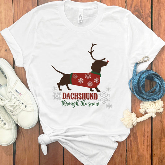 Dachshund Through The Snow T-shirt product type