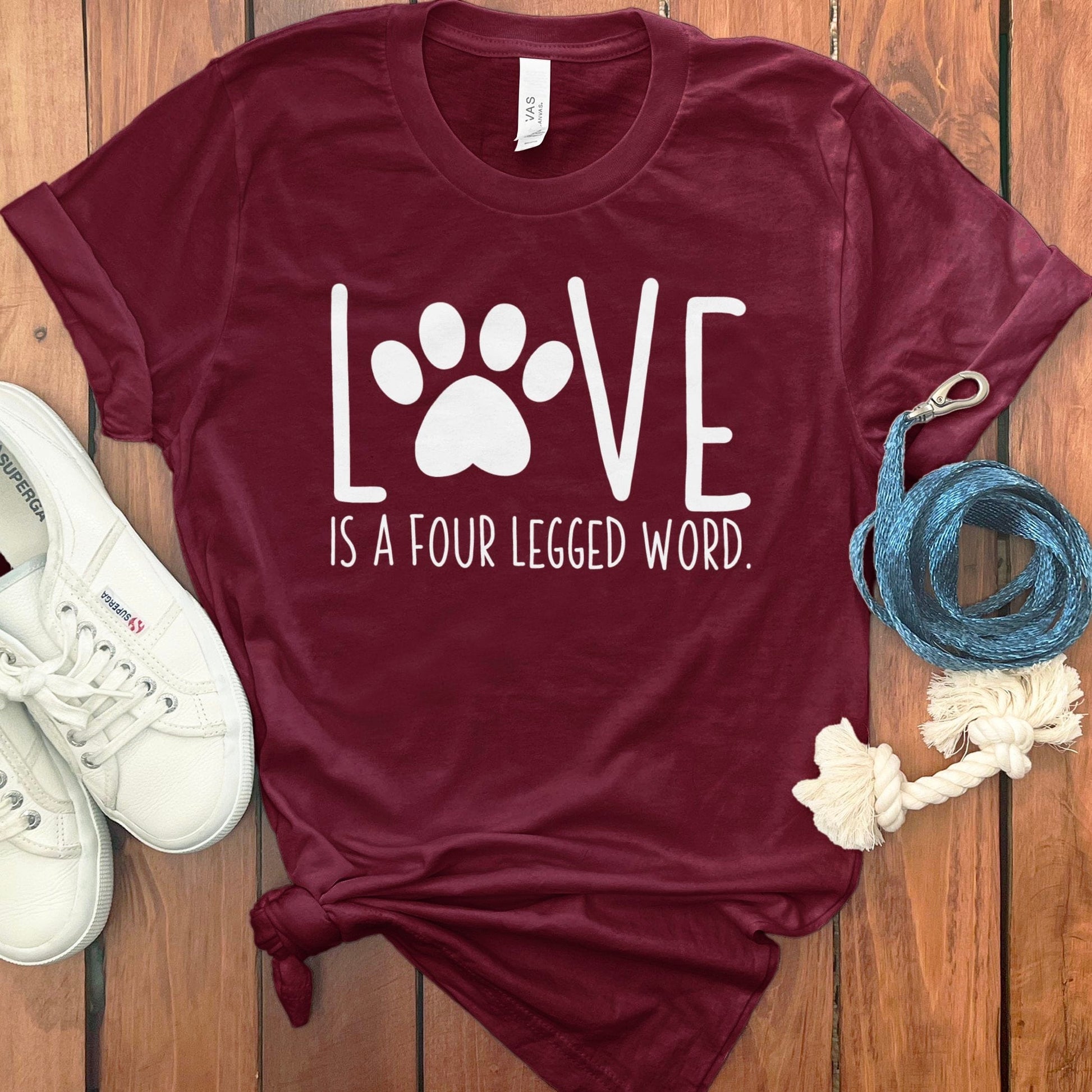 Love Is a Four Legged Word Graphic T-Shirt product