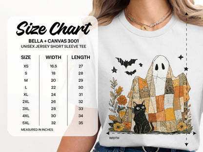 Halloween Ghost and Cat Scene Shirt product type