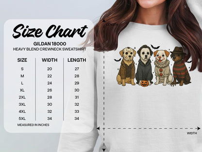 Cute Halloween Dogs Printed Crewneck Sweatshirt product