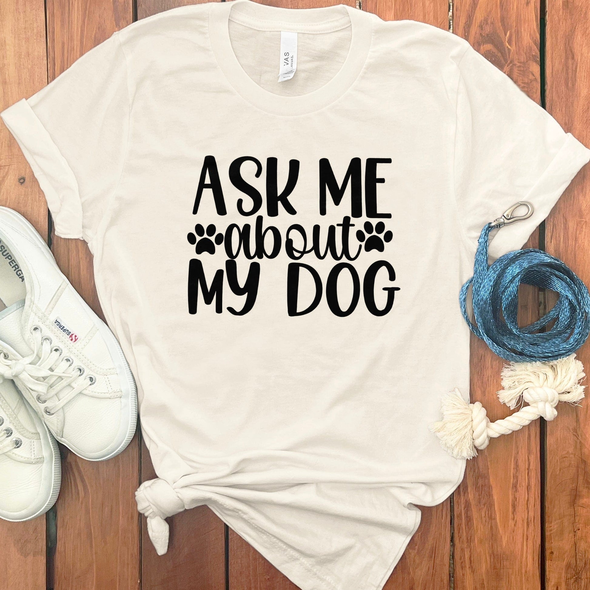 Ask Me About My Dog Printed T-Shirt product