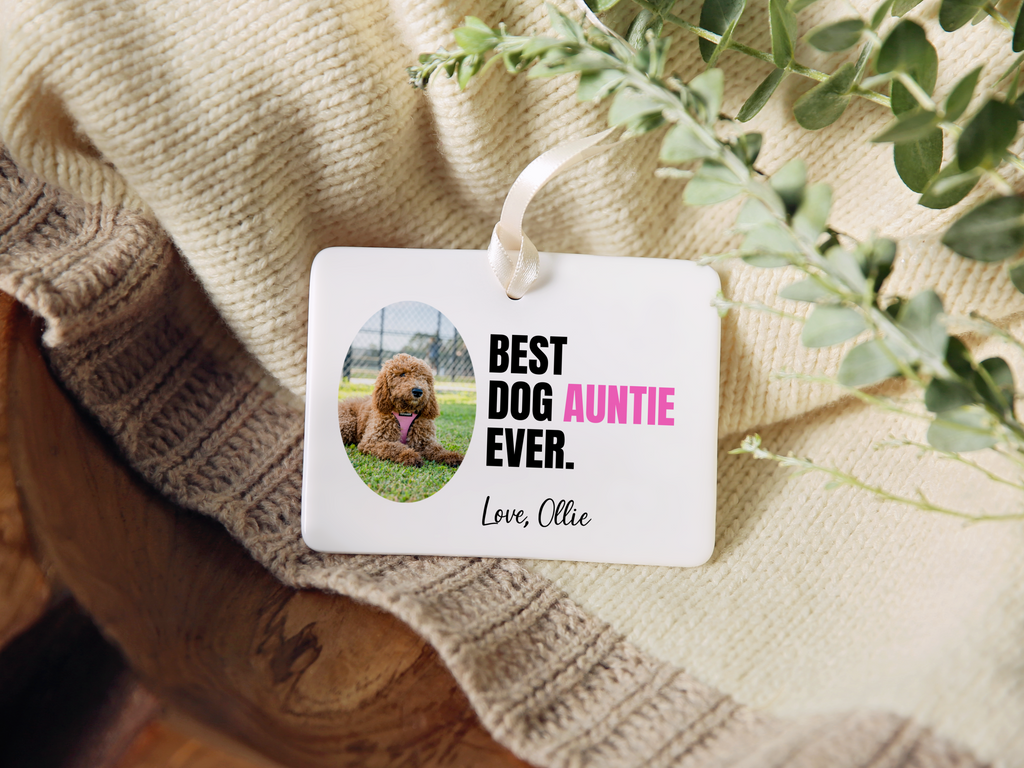 Personalized Best Dog Person Ornament