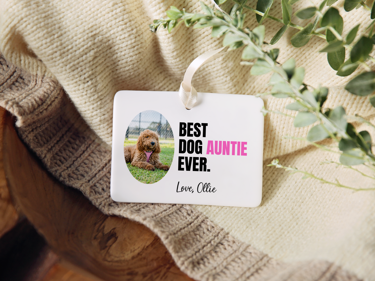 Personalized Best Dog Person Ornament