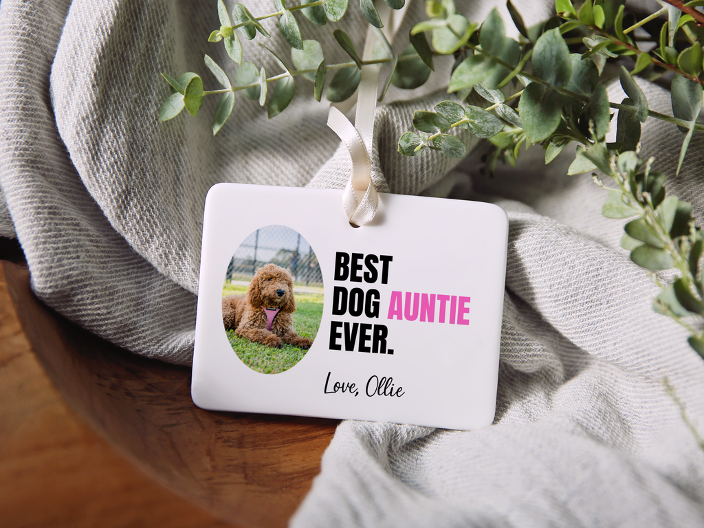 Personalized Best Dog Person Ornament