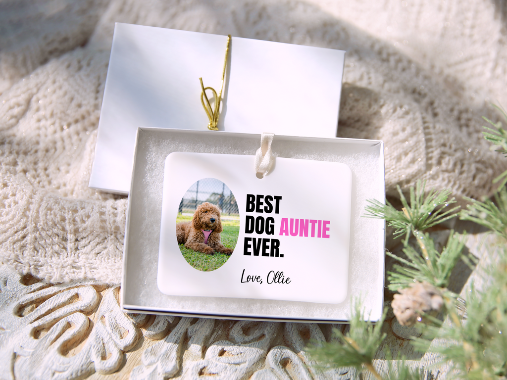 Personalized Best Dog Person Ornament