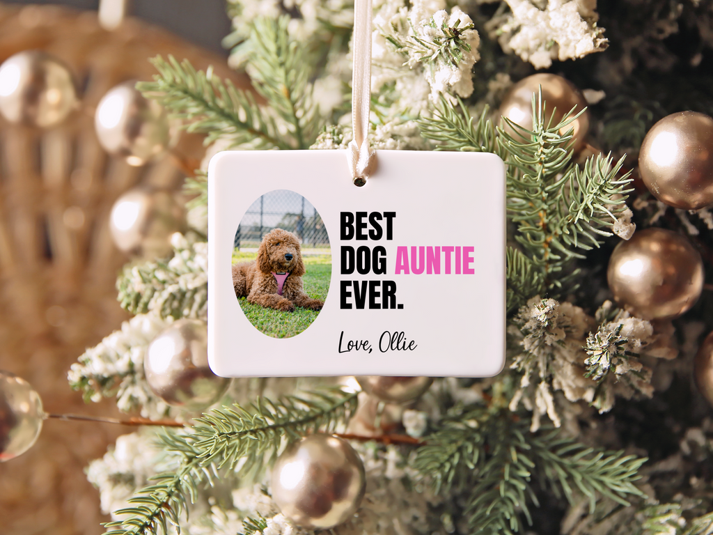 Personalized Best Dog Person Ornament