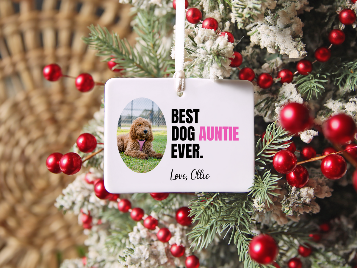 Personalized Best Dog Person Ornament