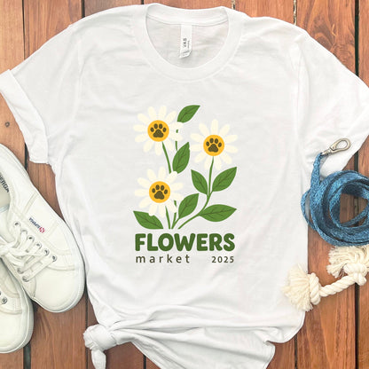 Flowers Market 2025 Graphic Tee Shirt product