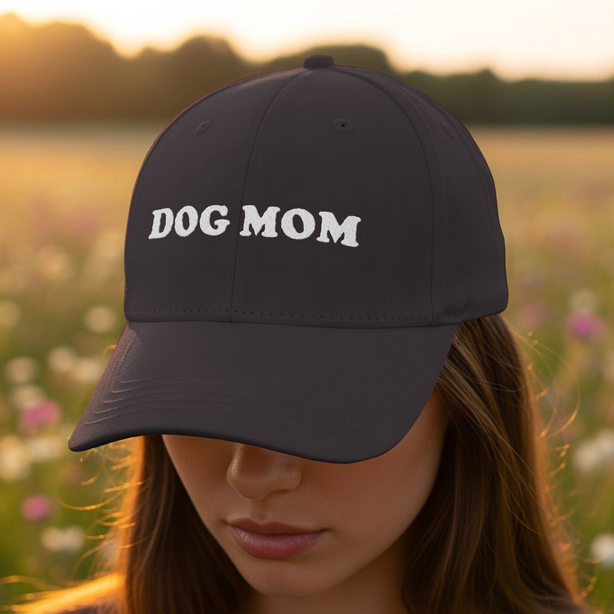 Dog Mom Embroidered Casual Baseball Cap Hat product type