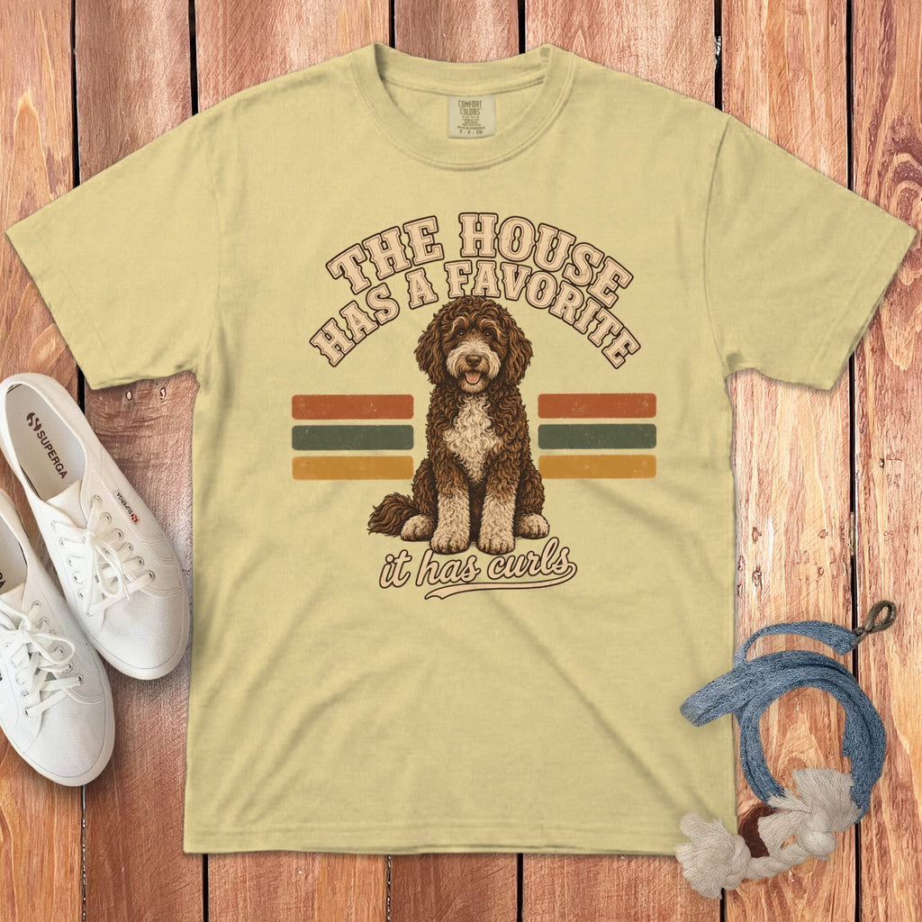 Doodle Favorite House Signature T-Shirt in Butter / S by Puppy Jo