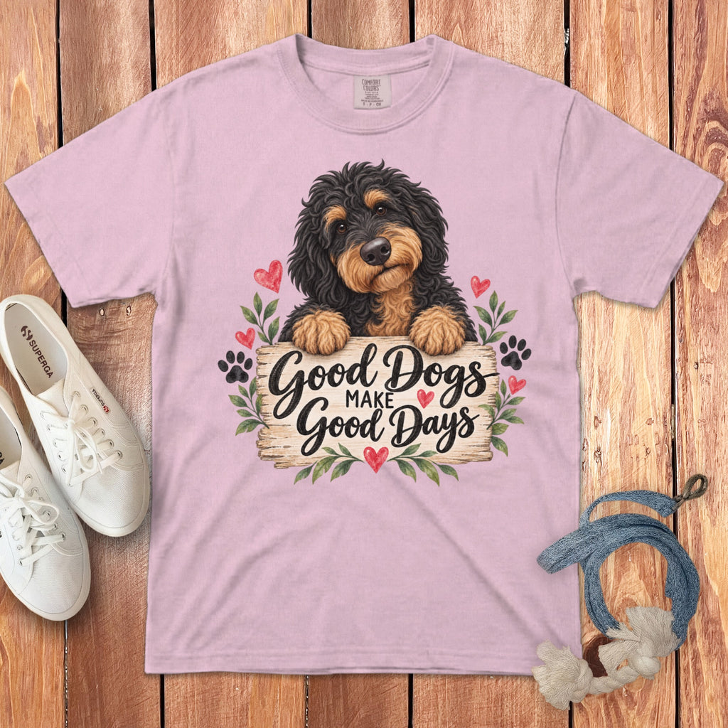Phantom Goldendoodle Good Days Signature T-Shirt