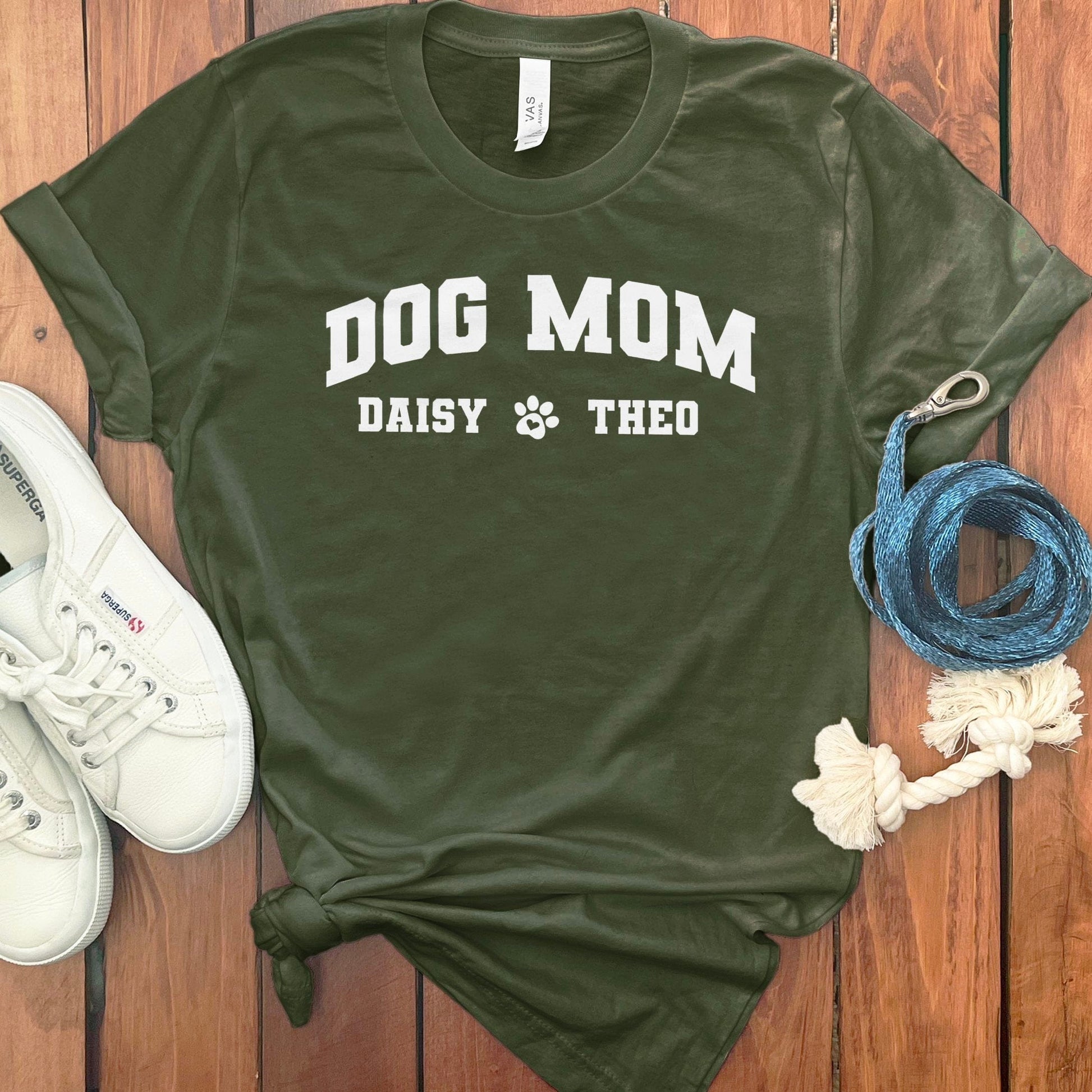 Dog Mom Daisy Theo Graphic Tee Shirt product