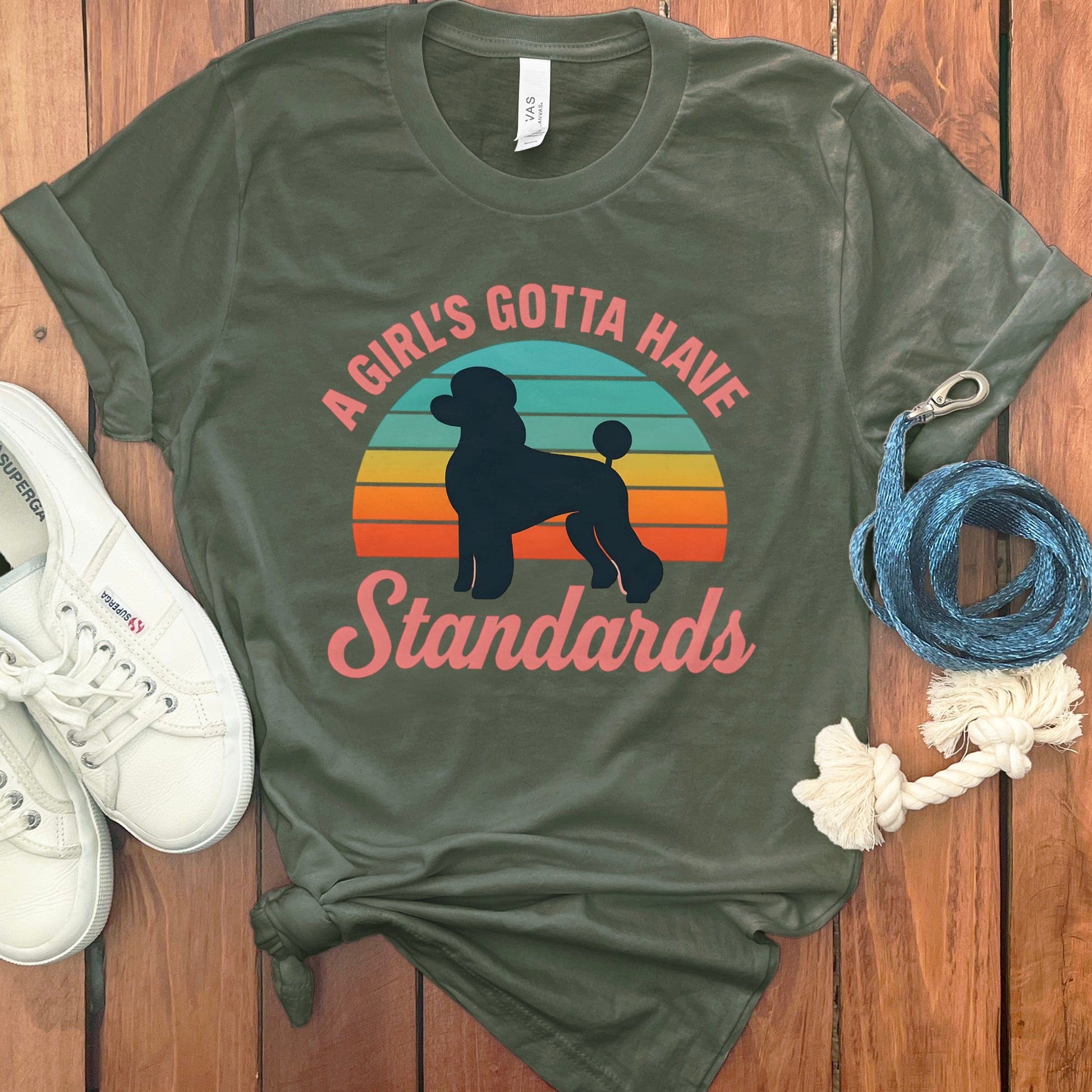 A Girl's Gotta Have Standards Graphic Shirt product type