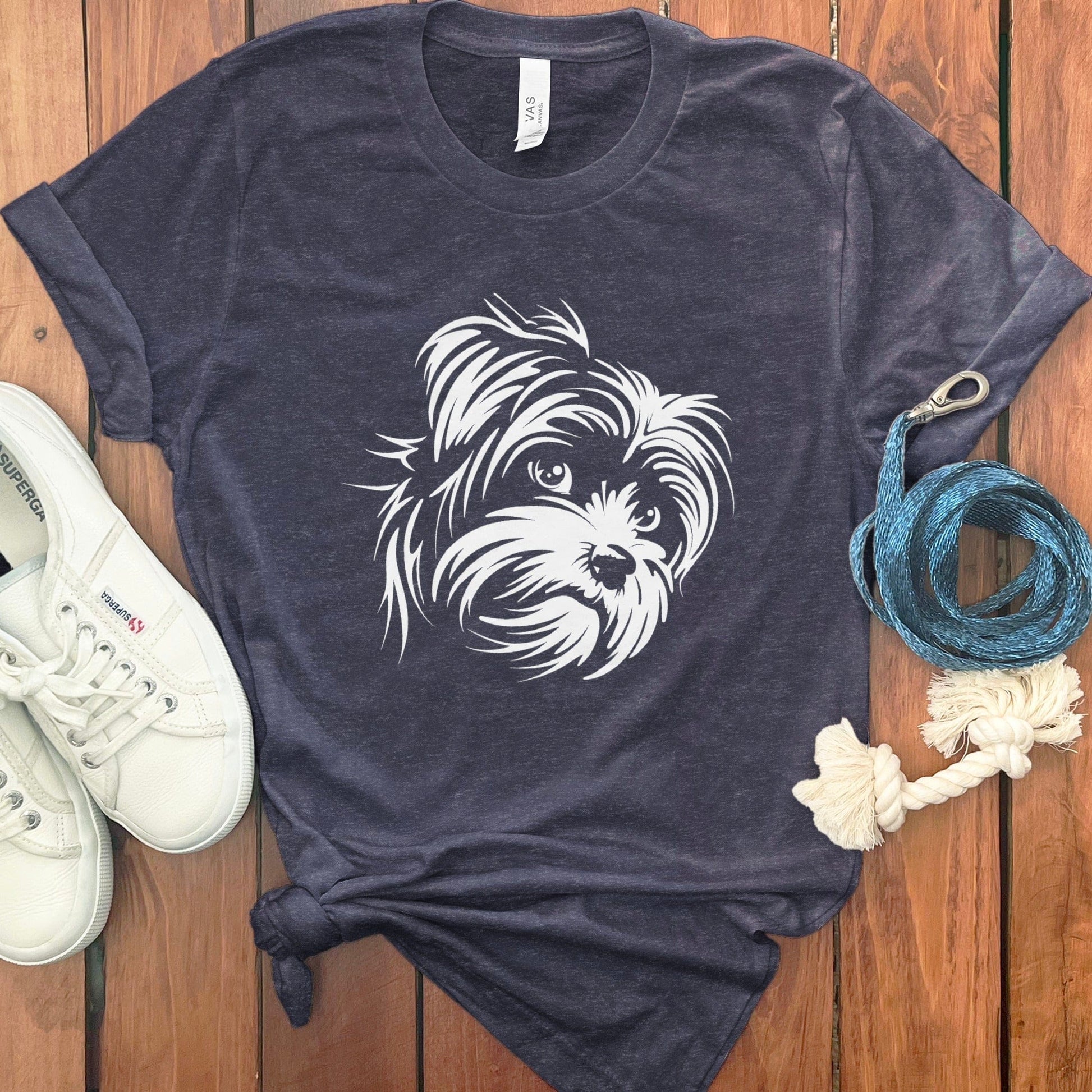 Adorable Dog Face Graphic T Shirt Casual Wear product type