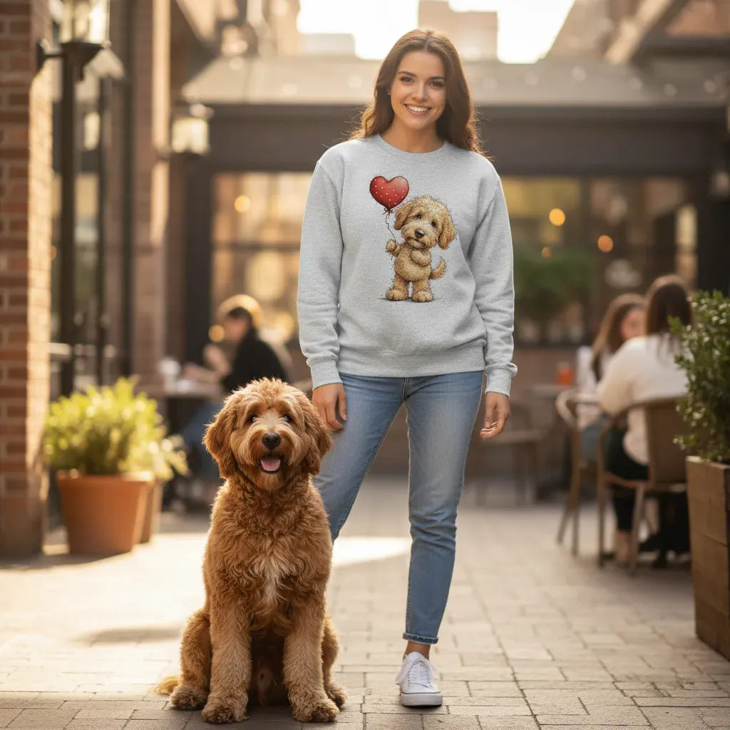 Goldendoodle Heart Sweatshirt