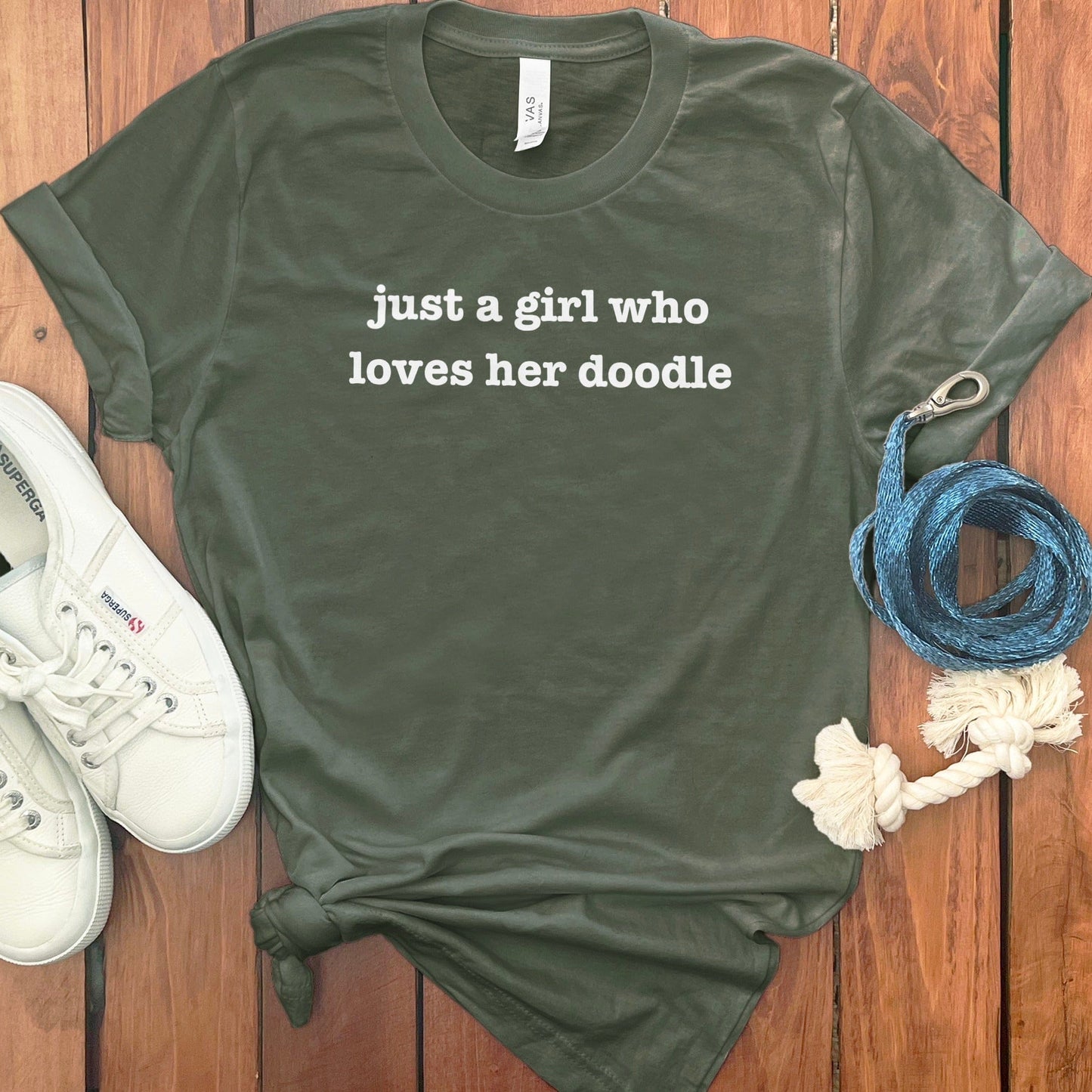 Just a girl who loves her doodle shirt