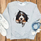 Cute Puppy Graphic Sweatshirt for Dog Lovers