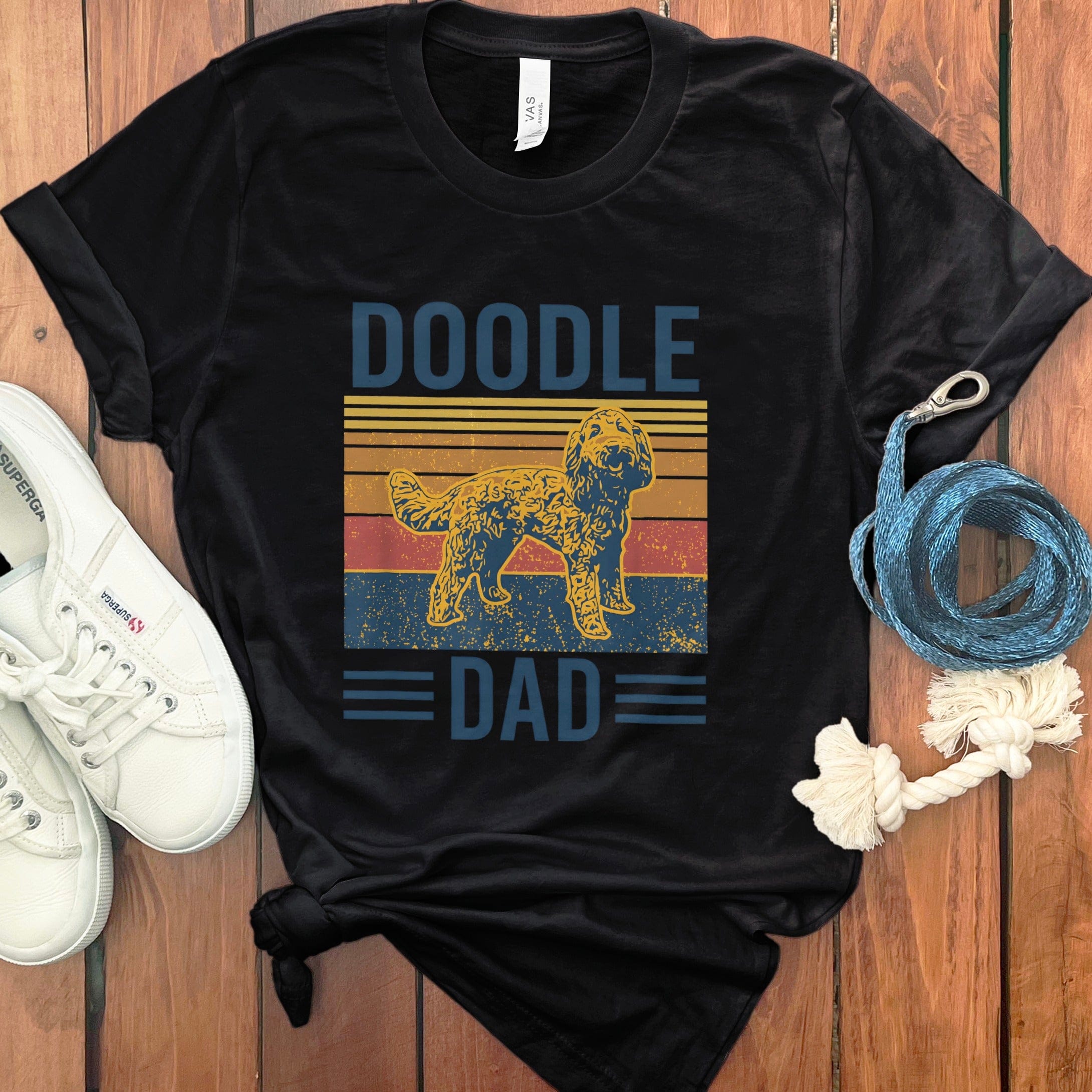 Doodle Dad Graphic T-Shirt with Retro Design
